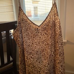 2X Cheetah Dress tank